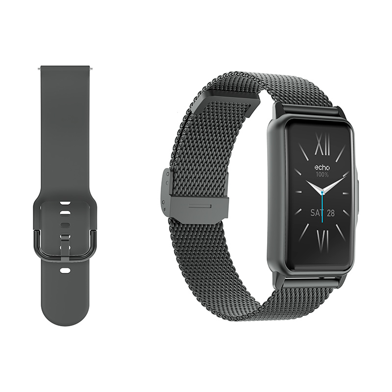 Montre Connectee Echo Rainbow Mini Noire - 2 Bracelets - Bon état sur Electro Depot